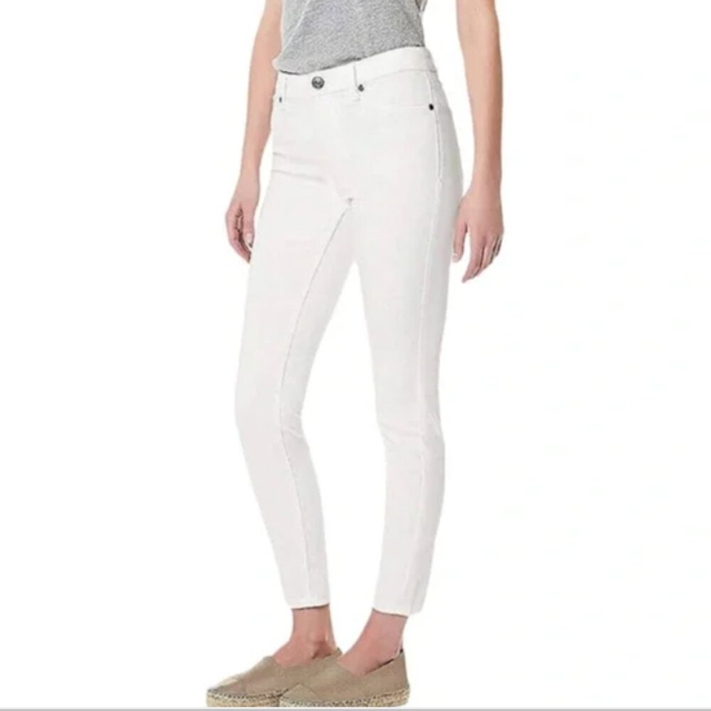 Buffalo David Bitton Womens White Skinny Stretch Ankle Jean - Picture 3 of 5